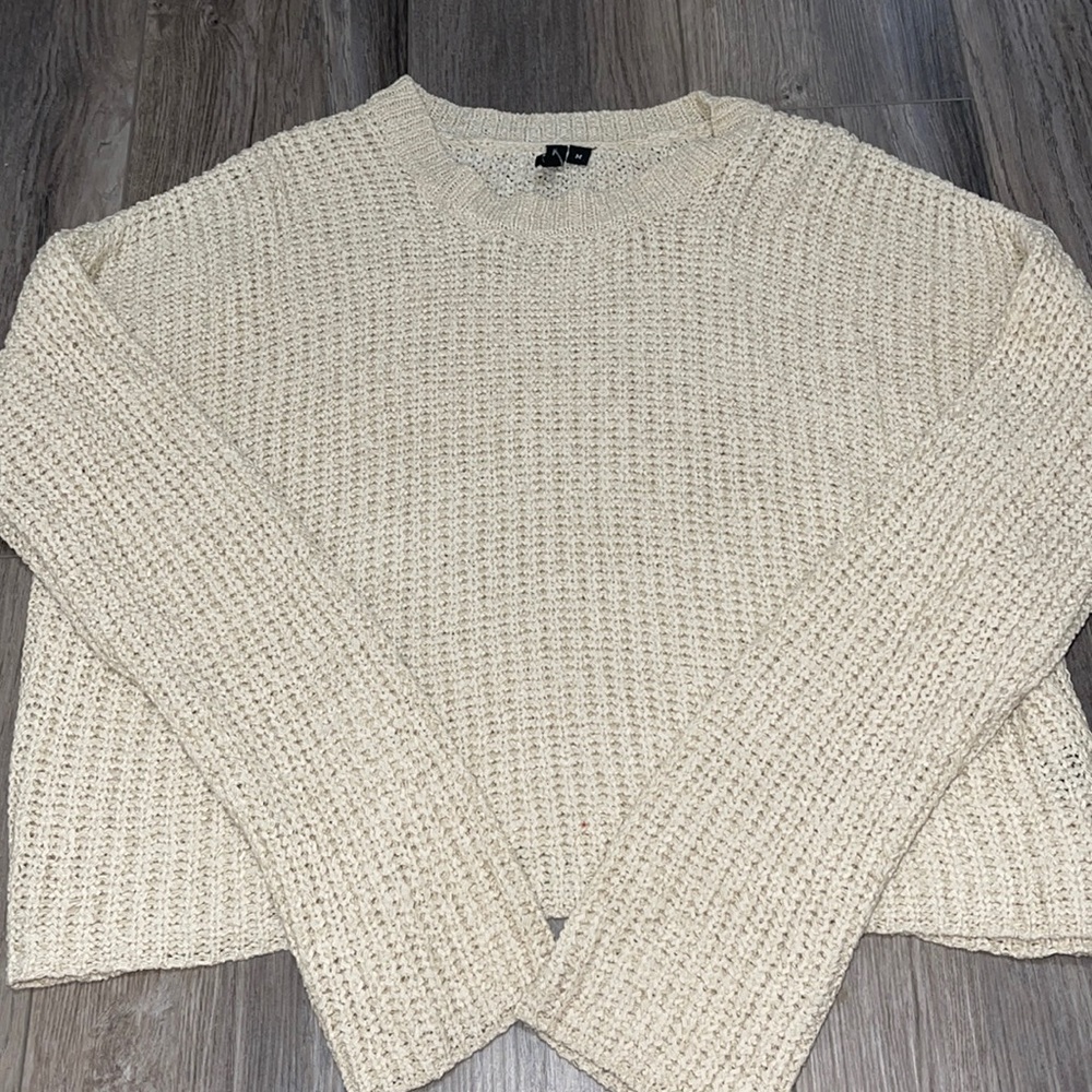 Knit cropped sweater